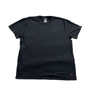 Polo Ralph Lauren T Shirt Men Size XL Black Red Short Sleeve Crewneck Pony Basic